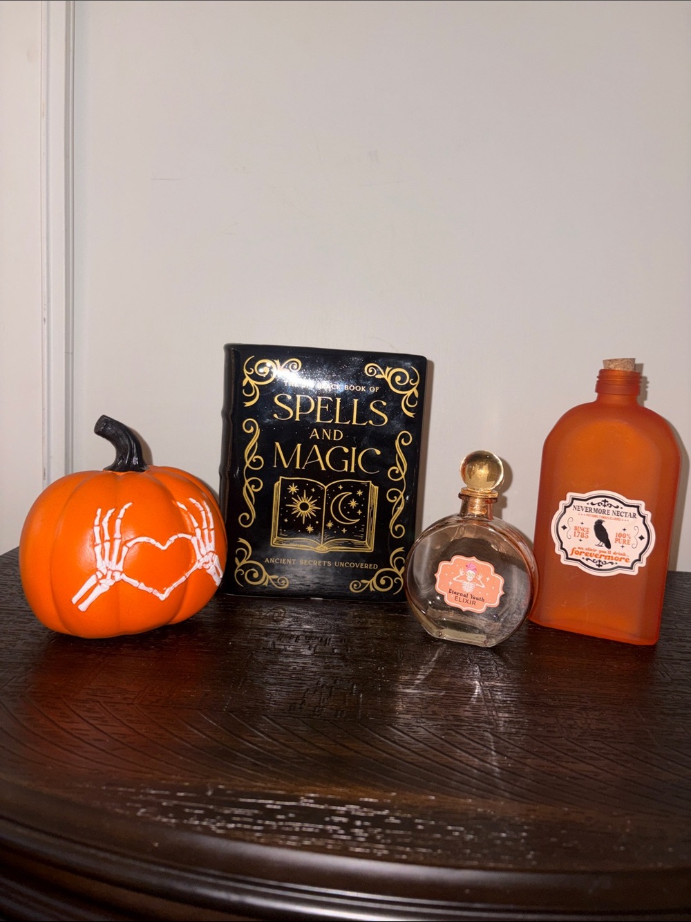 Spells and Magic Decorative Book - Black